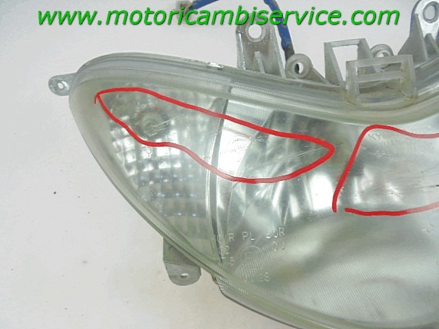 FARO ANTERIORE KYMCO GRAN DINK 125 2001 - 2006 KY320017 FRONT LIGHT CON DIFETTO