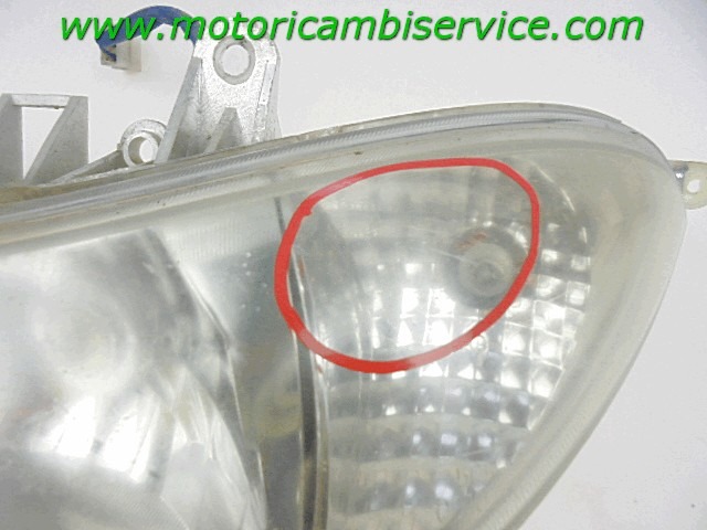 FARO ANTERIORE KYMCO GRAN DINK 125 2001 - 2006 KY320017 FRONT LIGHT CON DIFETTO