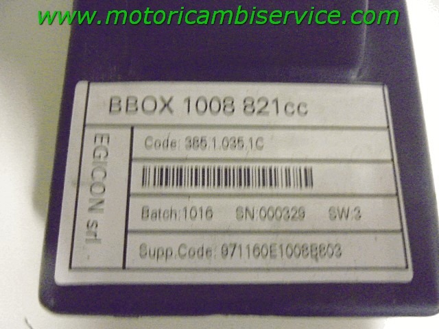 CENTRALINA SCATOLA NERA DUCATI MONSTER 821 2014 - 2018 38510351C BLACK BOX CONTROL UNIT