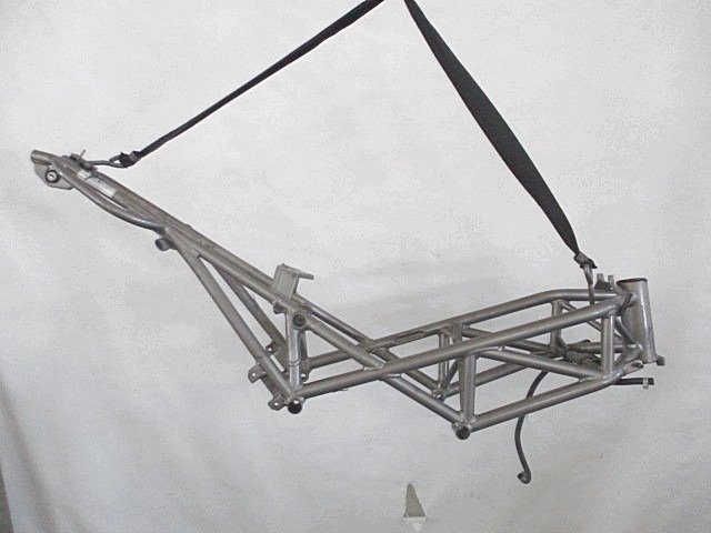 TELAIO CON TARGA E DOCUMENTI DUCATI MONSTER S4 SENNA 2001 - 2002 0024165 FRAME WITH DOCUMENTS DA REVISIONARE