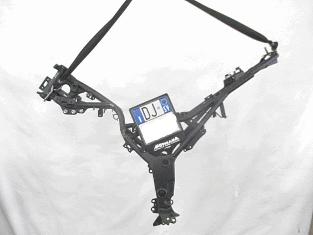 TELAIO CON TARGA E DOCUMENTI KAWASAKI NINJA 250 R 2007-2013 32160042218R FRAME DA RADDRIZZARE