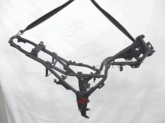 TELAIO CON TARGA E DOCUMENTI KAWASAKI NINJA 250 R 2007-2013 32160042218R FRAME DA RADDRIZZARE