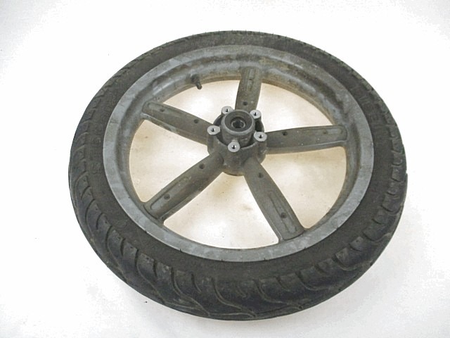 CERCHIO RUOTA ANTERIORE 16 POLLICI APRILIA SCARABEO 150 1999 - 2002 AP8108892 FRONT WHEEL DA RIVERNICIARE PNEUMATICO DA SOSTITUIRE