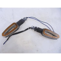 COPPIA FRECCE INDICATORI LED PER MOTO RICAMBIO UNIVERSALE LED FLARSHERS SENZA CONNETTORE