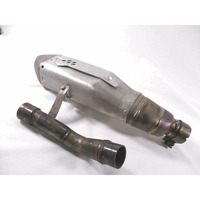 SILENZIATORE DI SCARICO KAWASAKI ER-6 F 2009 - 2011 EXHAUST SILENCER NON ORIGINALE LEGGERMENTE GRAFFIATO