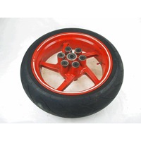 CERCHIO RUOTA POSTERIORE DUCATI MONSTER S4 2001 - 2002 0023913 REAR WHEEL LEGGERMENTE STRISCIATO