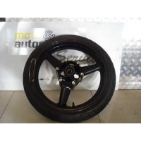 CERCHIO ANTERIORE IN LEGA YAMAHA YZFR6 (2002) 4XV-25168-01-33 CON PNEUMATICO PIRELLI DIABLO ROSSO 120/60 R17 55W DA RIPRISTINARE