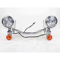 FARO SPOT ANTERIORE HARLEY DAVIDSON HEADLIGHT VETRO FARO SINISTRA CREPATO