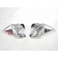 SET FRECCE POSTERIORI MALAGUTI BLOG 160 1-000-296-030 REAR FLASHER LIGHTS SET VETRI DA FISSARE