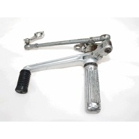 PEDALINA ANTERIORE SINISTRA CON PEDALINA CAMBIO MARCE HONDA CB 750 F RC04 1980 - 1984 FRONT LEFT FOOTREST CON SEGNI DI USURA