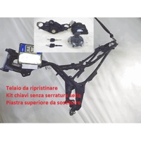 TELAIO CON TARGA E DOCUMENTI E KIT CHIAVI ACCENSIONE KAWASAKI Z 300 ABS 2015 - 2016 32160078518R 211750948 FRAME WITH ECU KEY KIT DETTAGLI SU PRIMA FOTO