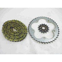 KIT CATENA CORONA PIGNONE MV AGUSTA BRUTALE 910 S 2005 - 2011 8D00B7330 8A00A3279 CHAIN DRIVE SPROKETS KIT