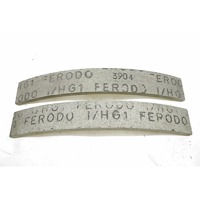 COPPIA FERODI FRENO A TAMBURO 3904 MOTO GUZZI V7 700 DAL 1963 BRAKE DRUM LINING RICAMBIO NUOVO