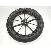 CERCHIO RUOTA ANTERIORE 17 X 3.5 MARCHESINI DUCATI MULTISTRADA 1200 S TOURING 2010 - 2012 50121271AT FRONT WHEEL LEGGRMENTE STORTO CON GRAFFI E AMMACCATURA BORDO PNEUMATICO DA SOSTITUIRE