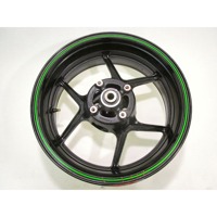 CERCHIO RUOTA POSTERIORE 6.00X17 KAWASAKI NINJA 1000 ZX-10R 2008 - 2009 41073008118F REAR WEEL PIEGATO CON PICCOLI GRAFFI