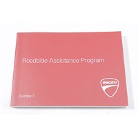 MANUALE ASSISTENZA STRADALE DUCATI MONSTER 797 2017 - 2018 91717373A ROADSIDE ASSISTANCE PROGRAM