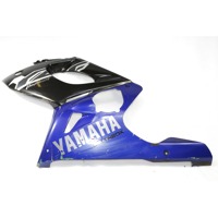 CARENA ANTERIORE SINISTRA YAMAHA YZF 600 R THUNDERCAT 1996 - 2004 4TVY283U000X LEFT SIDE FRONT FAIRING CON GRAFFI PICCOLA CREPA