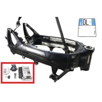 TELAO CON DOCUMENTI E KIT CHIAVE ACCENSIONE BMW F 800 R K73 2005 - 2019 46518550194 13617722567 FRAME WITH ECU KIT