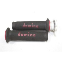 MANOPOLE DOMINO DUCATI HYPERMOTARD 796 2009 - 2012 HANDLEBAR GRIPS LEGGERMENTE USURATE