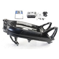 TELAIO CON DOCUMENTI E KIT CHIAVI ACCENSIONE BMW F 800 R K73 2005 - 2019 46518550194 13617722567 FRAME WITH ECU KEY KIT