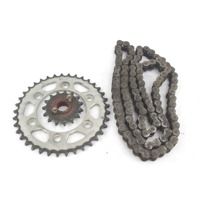 DUCATI MONSTER S4 916 67640291A 44910272A 49410682B KIT CATENA CORONA PIGNONE 01 - 02 CHAIN SPROCKETS KEI