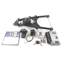 BMW R 1200 R 46517664357 13617711832 TELAIO CON DOCUMENTI E KIT CHIAVI ECU ACCENSIONE K27 05 - 10 FRAME WITH KEYS KIT