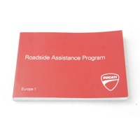 DUCATI MONSTER 797 91717373A ROADSIDE ASSISTANCE PROGRAM 17 - 18 