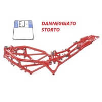 DUCATI MONSTER 797 47018031CA TELAIO CON DOCUMENTI 17 - 18 FRAME WITH DOCUMENTS DANNEGGIATO STORTO 