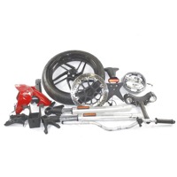 DUCATI MONSTER 797 SET PARTI DANNEGGIATE INCIDENTATE 17 - 18 CRASHED PARTS