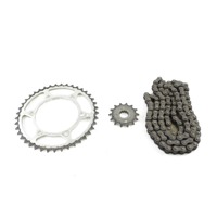 KAWASAKI NINJA 400 420410162 920570019 KIT CATENA CORONA PIGNONE EX400G 18 - 20 DRIVE CHAIN KIT