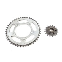 APRILIA SHIVER 900 CM221709 974556 KIT CORONA PIGNONE KM 7.835 17 - 20 DRIVE SPROCKETS KIT 