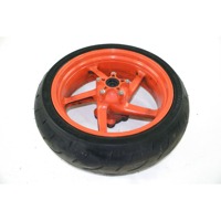 APRILIA TUONO 1000 R AP8108676 CERCHIO RUOTA POSTERIORE 17X6.00 04 - 05 REAR WHEEL LEGGERI SEGNI DI USURA