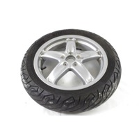 APRILIA SCARABEO 250 598498 CERCHIO RUOTA POSTERIORE 14X3.50 06 - 11 REAR WHEEL LEGGERI CON GRAFFI PNEUMATICO DA SOSTITUIRE