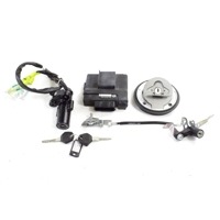 YAMAHA MT-03 B2XH591A00 BGJXH25000 KIT CHIAVI ECU ACCENSIONE RH21 20 - 23 KEY LOCKS ECU KIT BLOCCHETTO DANNEGGIATO FUNZIONANTE