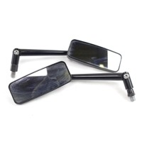 COPPIA SPECCHI RETROVISORI MOTO CUSTOM REARVIEW MIRRORS