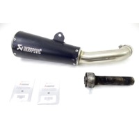 HUSQVARNA SVARTPILEN 125 SILENZIATORE TERMINALE SCARICO AKRAPOVIC M-HCUFG002 21 - 23 SILENCER