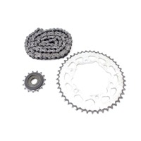 MOTO MORINI X-CAPE 650 KIT CATENA CORONA PIGNONE 21 - 24 DRIVE SPROCKETS CHAIN KIT