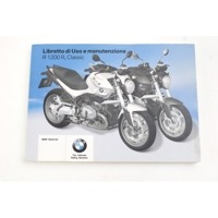 BMW R 1200 R 01448526774 MANUALE USO E MANUTENZIONE K27 05 - 14 OWNER'S MANUAL