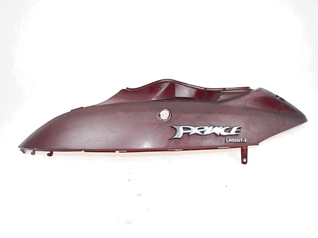 CARENA LATERALE POSTERIORE SINISTRA LINHAI PRINCE 50 LEFT SIDE REAR FAIRING DA RIVERNICIARE ATTACCHI DANNEGGIATI