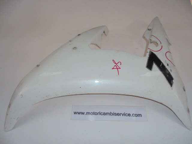 CARENA SINISTRA SUPERIORE IN VETRORESINA YAMAHA YZFR6 RJ03 (2003-2004) 5SLY283U90P0 NON ORIGINALE DA RIVERNICIARE