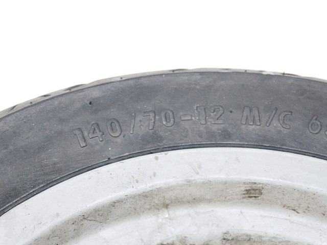 CERCHIO RUOTA POSTERIORE 12 POLLICI APRILIA LEONARDO 150 1997 - 2002 REAR WHEEL DA RIVERNICIARE