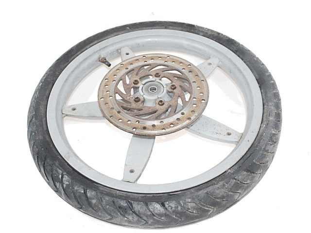 CERCHIO RUOTA ANTERIORE 16 POLLICI APRILIA SCARABEO 100 1999 - 2002 FRONT WHEEL DA RIVERNICIARE