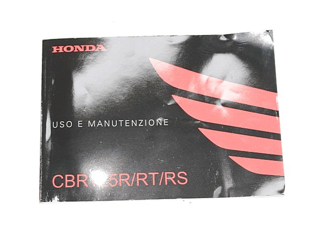 MANUALE USO E MANUTENZIONE HONDA CBR 125 R JC50 2007 - 2017 OWNER'S MANUAL