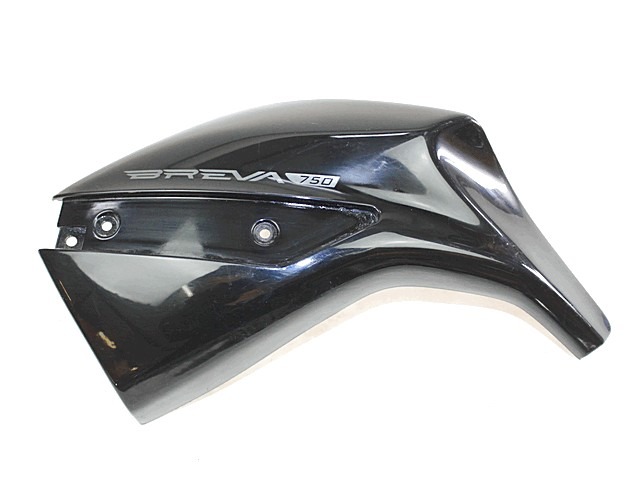 CARENA LATERALE FIANCHETTO SERBATOIO SINISTRA MOTO GUZZI BREVA V 750 IE GU32576310 LEFT SIDE FUEL TANK FAIRING DA RIPARARE LEGGERMENTE GRAFFIATA