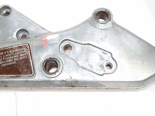 SUPPORTO PEDALINE DESTRA HONDA CB 750 F RC04 1980 - 1984 RIGHT FOOTRESTS BRACKET CON GRAFFI DA RIVERNICIARE