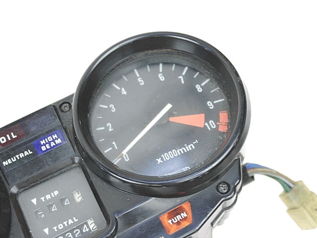 QUADRO STRUMENTAZIONE CONTACHILOMETRI HONDA CB 750 F RC04 1980 - 1984 DASHBOARD SPEEDOMETER RIVESTIMENTO POSTERIORE DANNEGGIATO