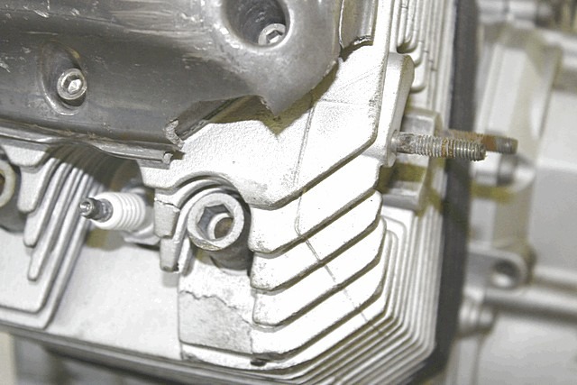 MOTORE KM 50.634 MOTO GUZZI NEVADA 750 CLASSIC 2008 - 2015 LM 015356 ENGINE CON DIFETTI VEDI FOTO