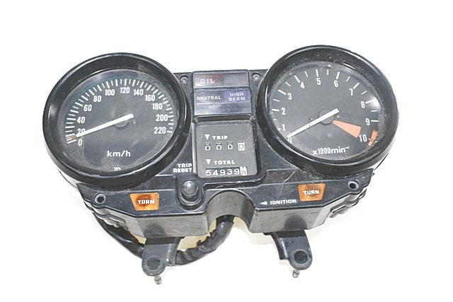 QUADRO STRUMENTAZIONE CONTACHILOMETRI HONDA CB 750 F RC04 1980 - 1984 DASHBOARD SPEEDOMETER DANNEGGIATO PER RICAMBI