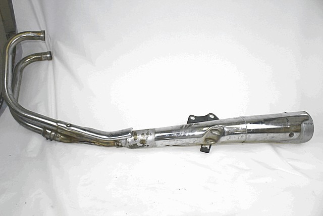 GRUPPO DI SCARICO SINISTRA SILENZIATORE COLLETTORE HONDA CB 750 F RC04 1980 - 1984 HM 445 LEFT EXHAUST SYSTEM DA RESTAURARE