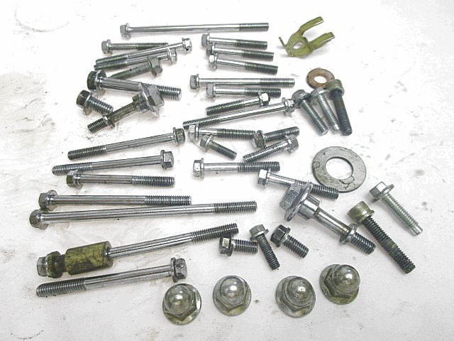 SET BULLONERIA VITI PERNI GENERICO MALAGUTI BLOG 160 BOLTS SCREWS AXLES SET